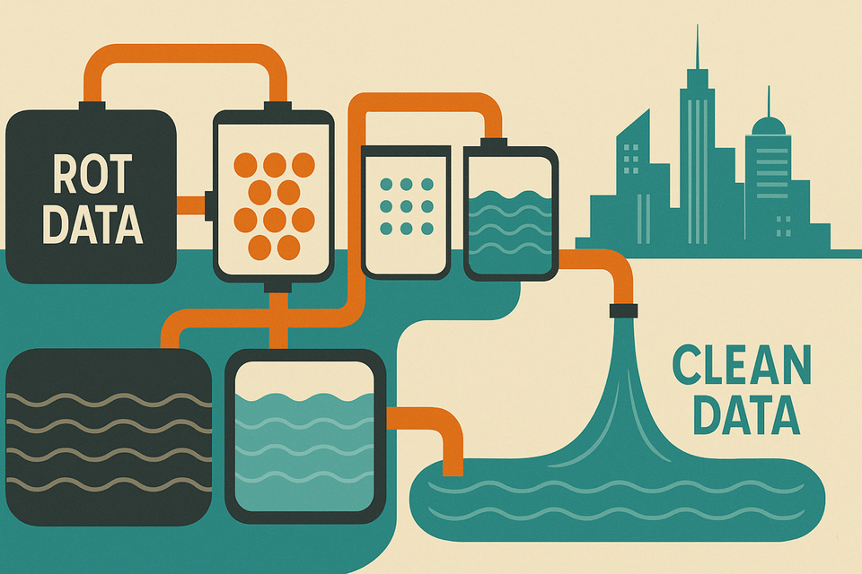 Digital Sewage Treatment: The Unglamorous Future of AI - Cover Image